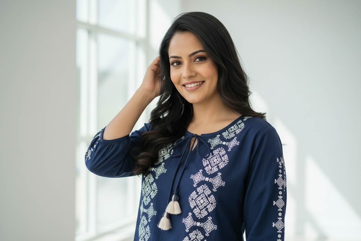 Casual Cotton Tunic