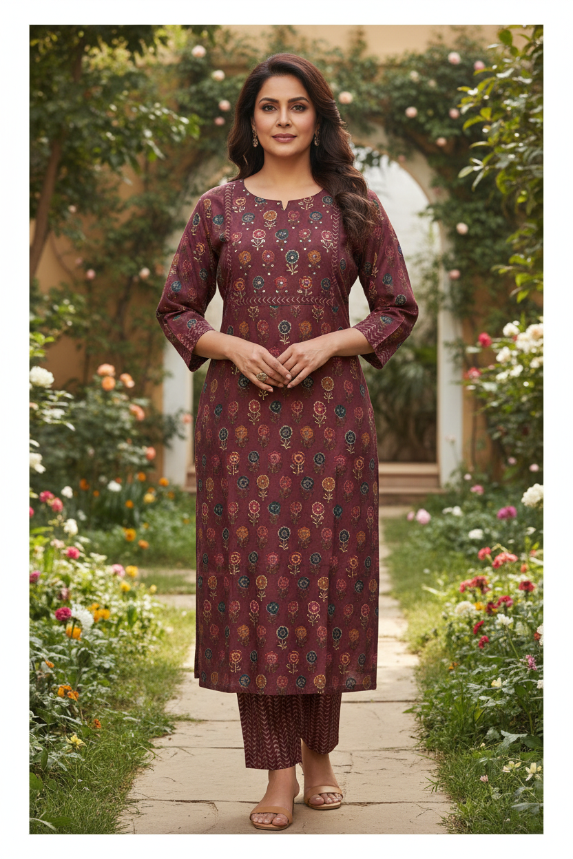 Festive Wear Chanderi Silk Kurta Pant Dupatta Set