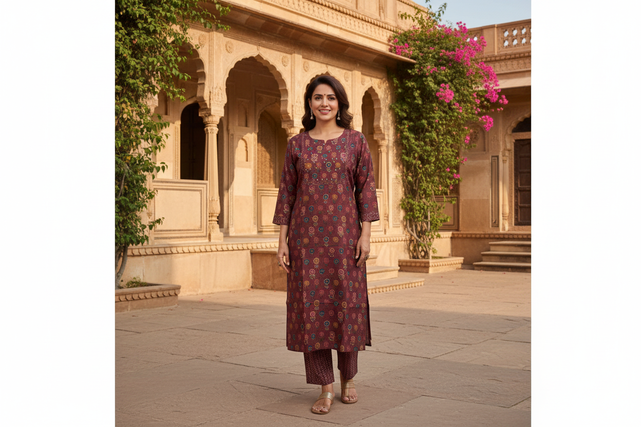 Festive Wear Chanderi Silk Kurta Pant Dupatta Set