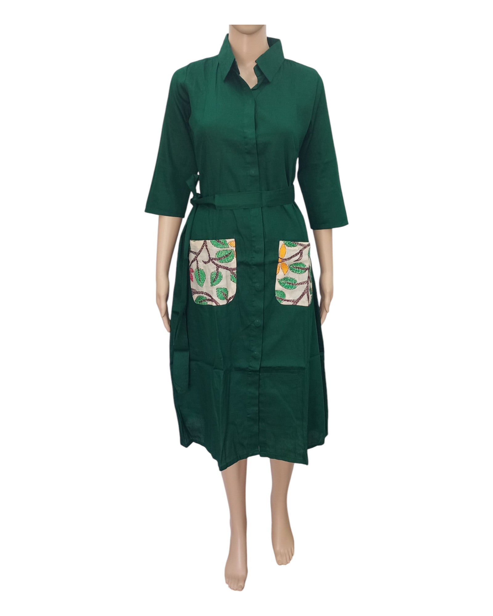 Buy Cotton Silk One Piece Dress in violet – Tvahra