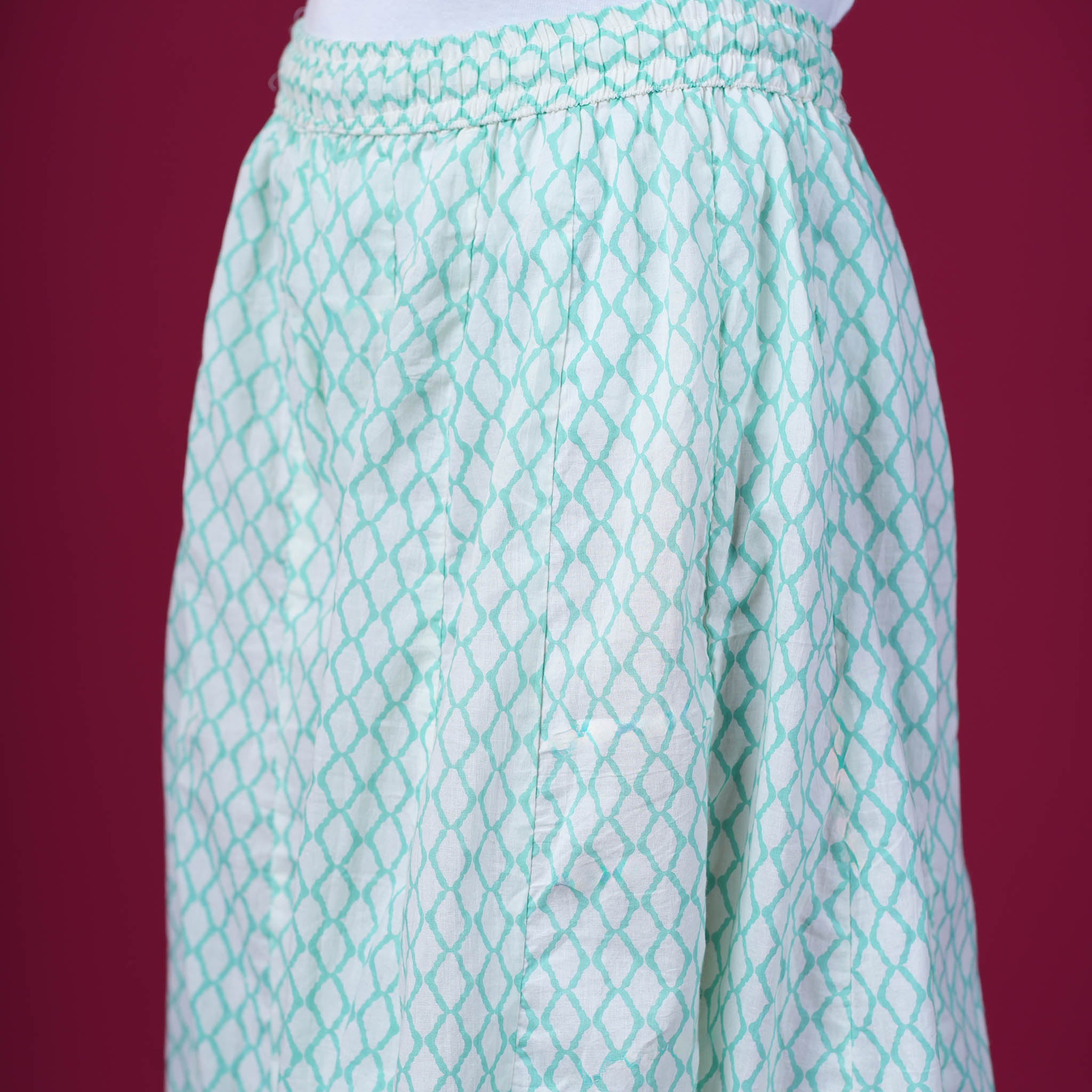 Printed Cotton Kali Pallazo