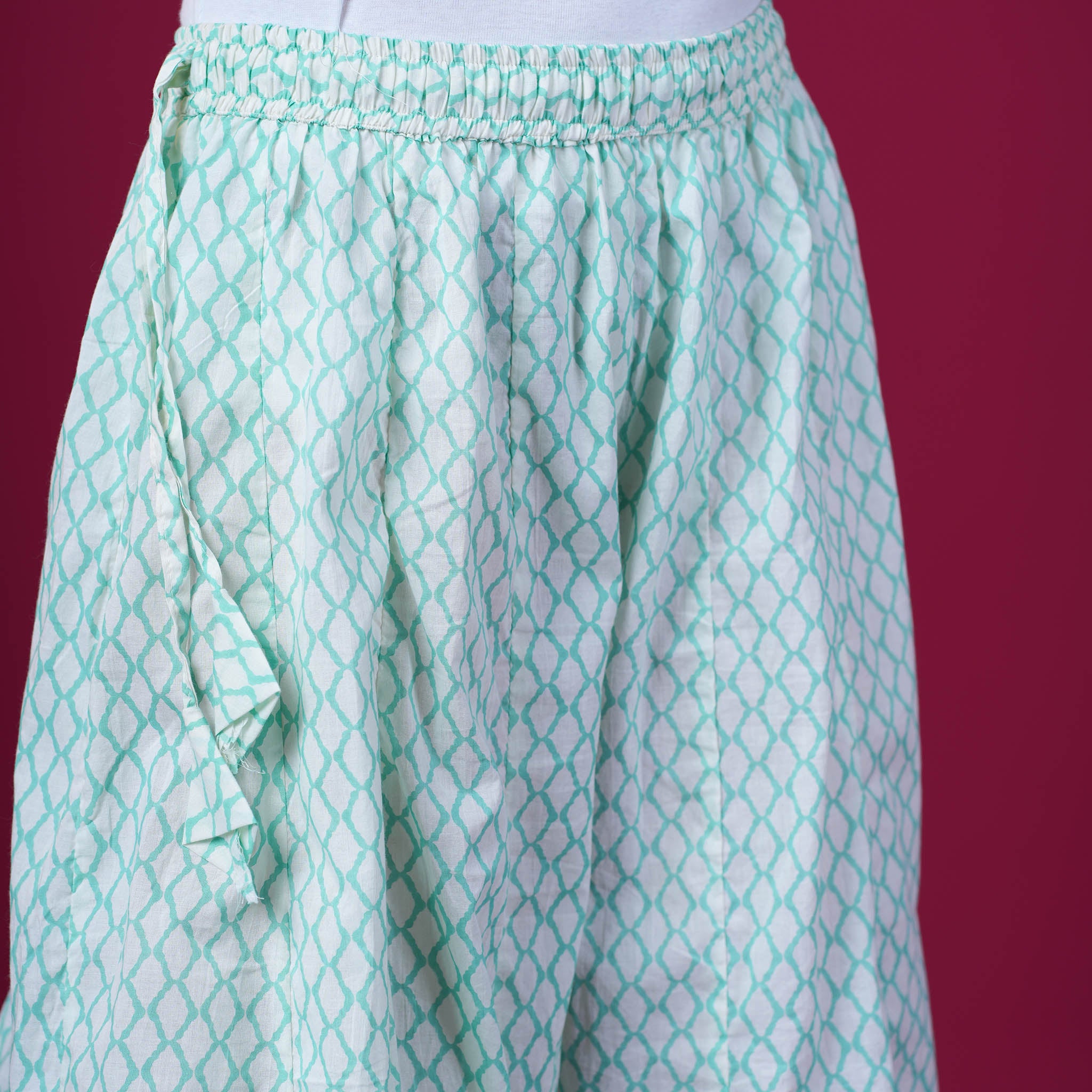 Printed Cotton Kali Pallazo