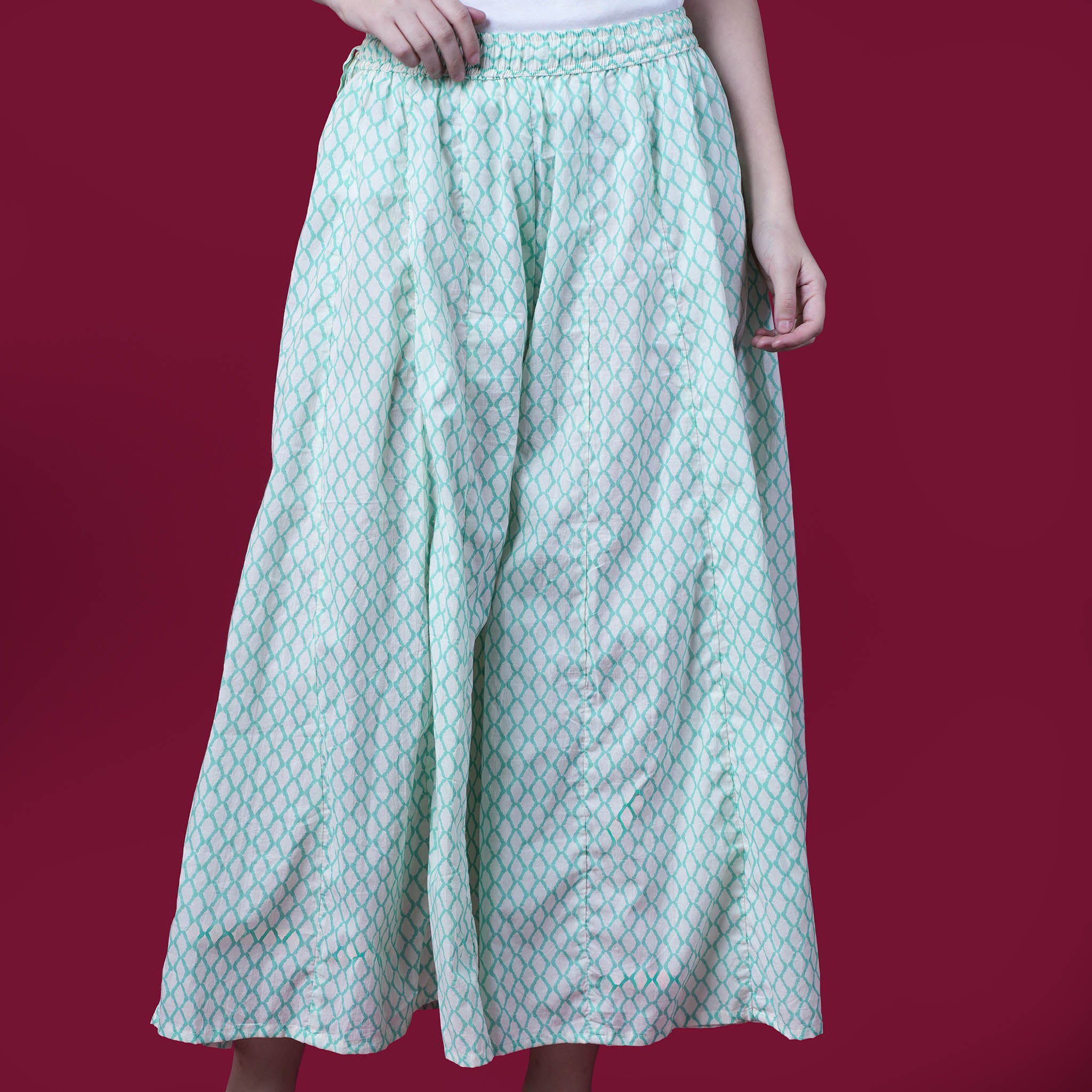 Printed Cotton Kali Pallazo