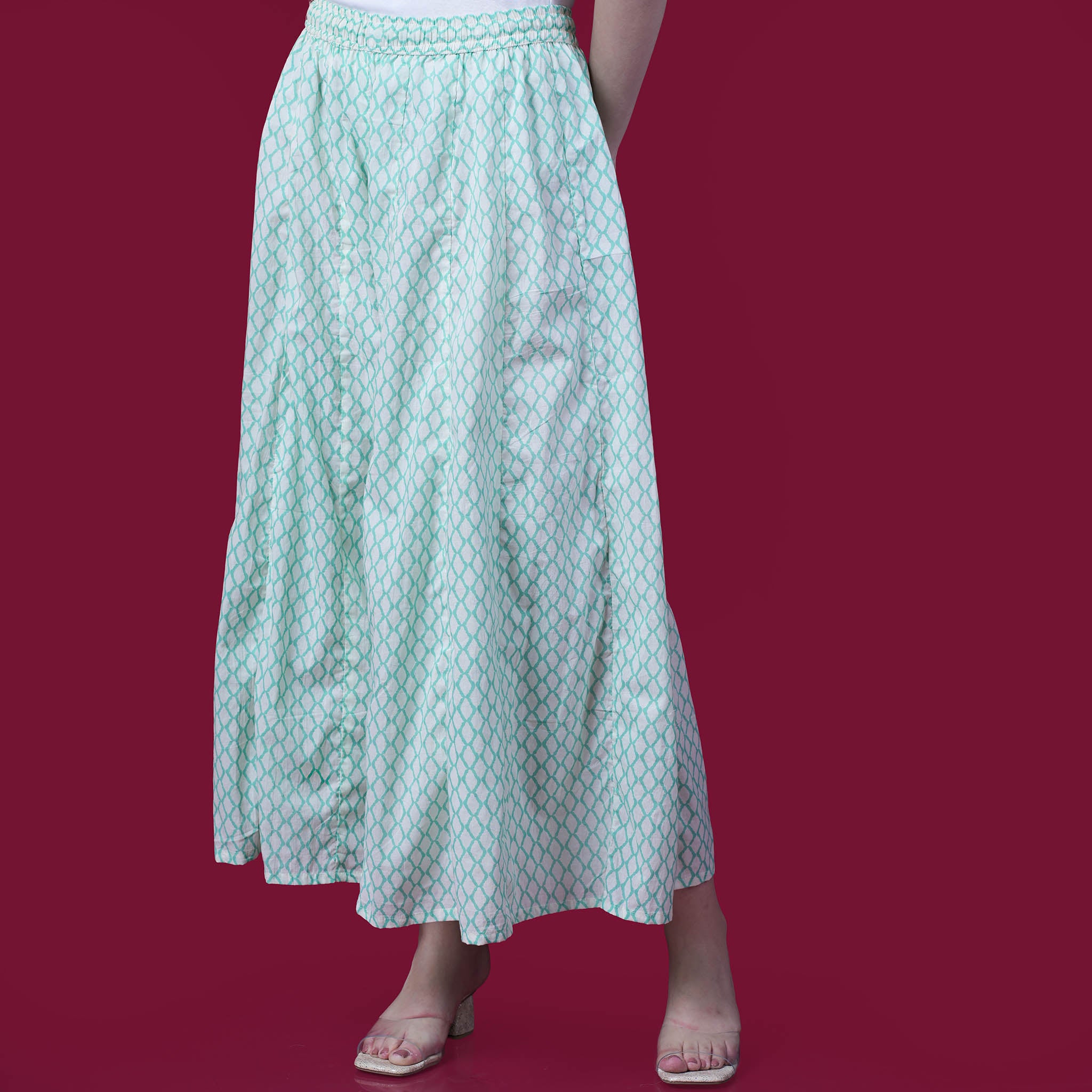 Printed Cotton Kali Pallazo