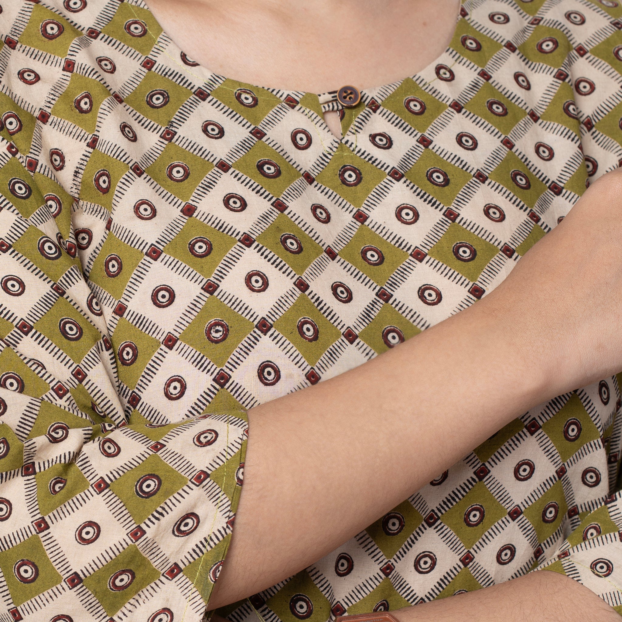 Kalamakari Print Cotton Kurta