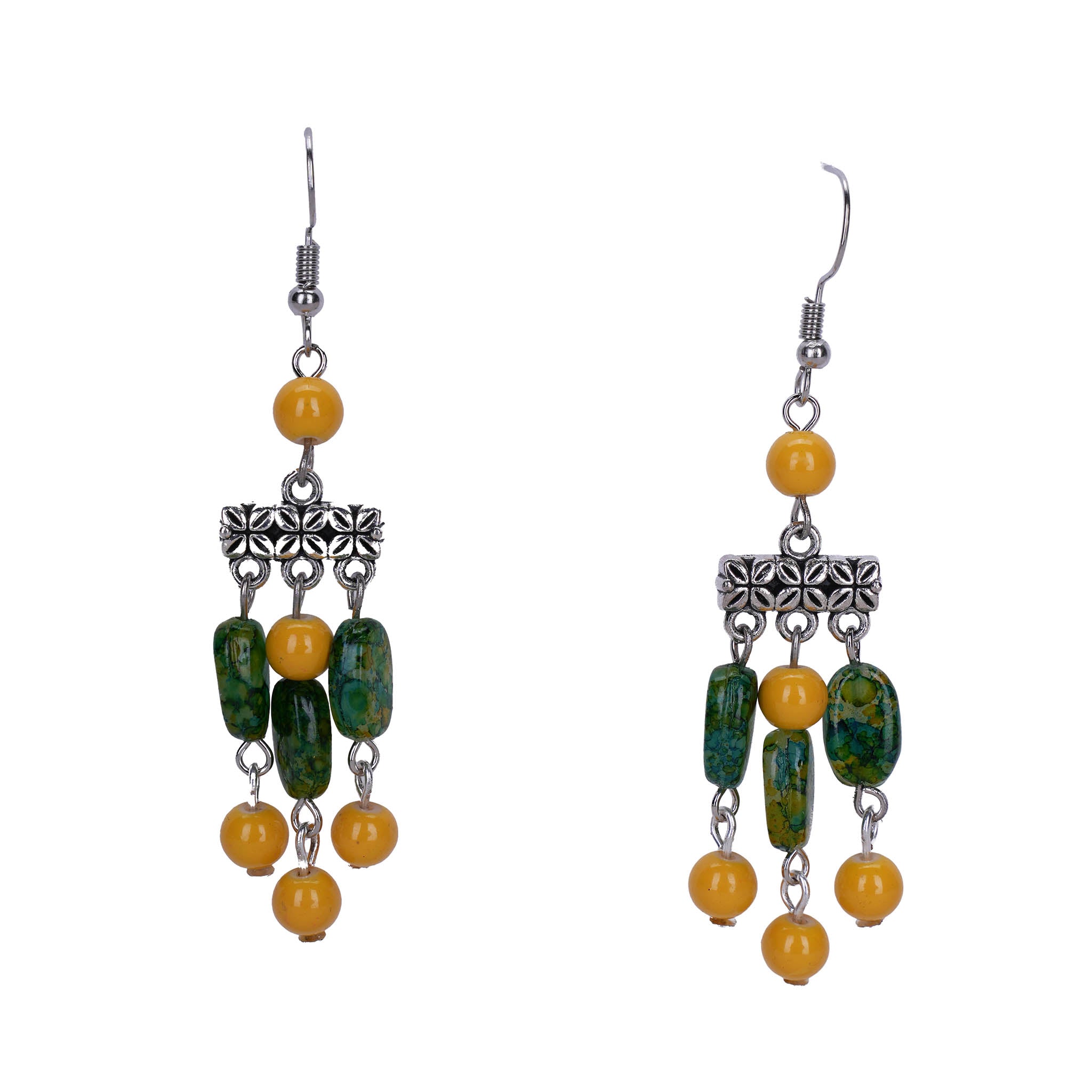 Bohemian Glass Bead Dangler Earring