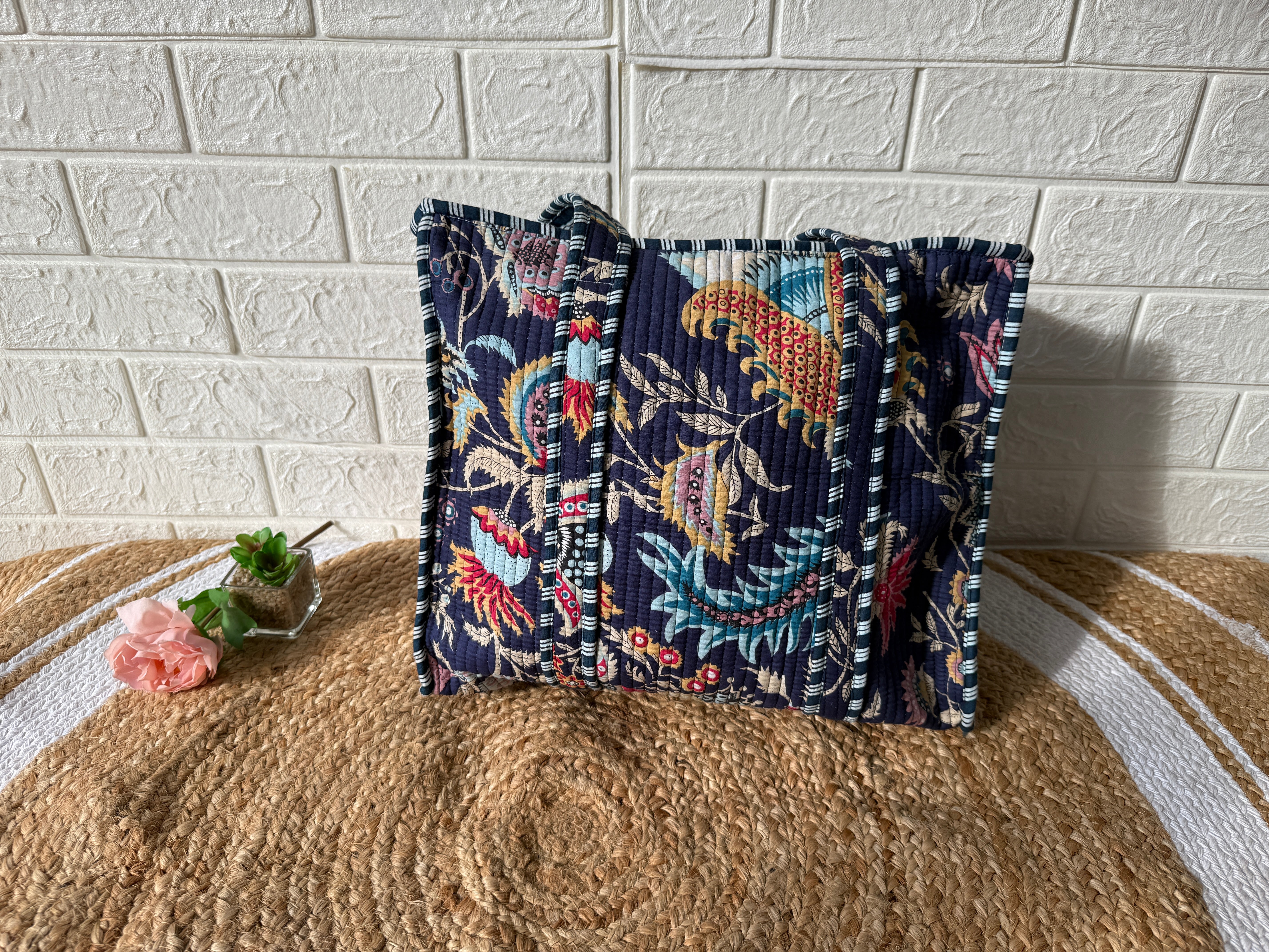 Jaipur Cotton Quilted Tote