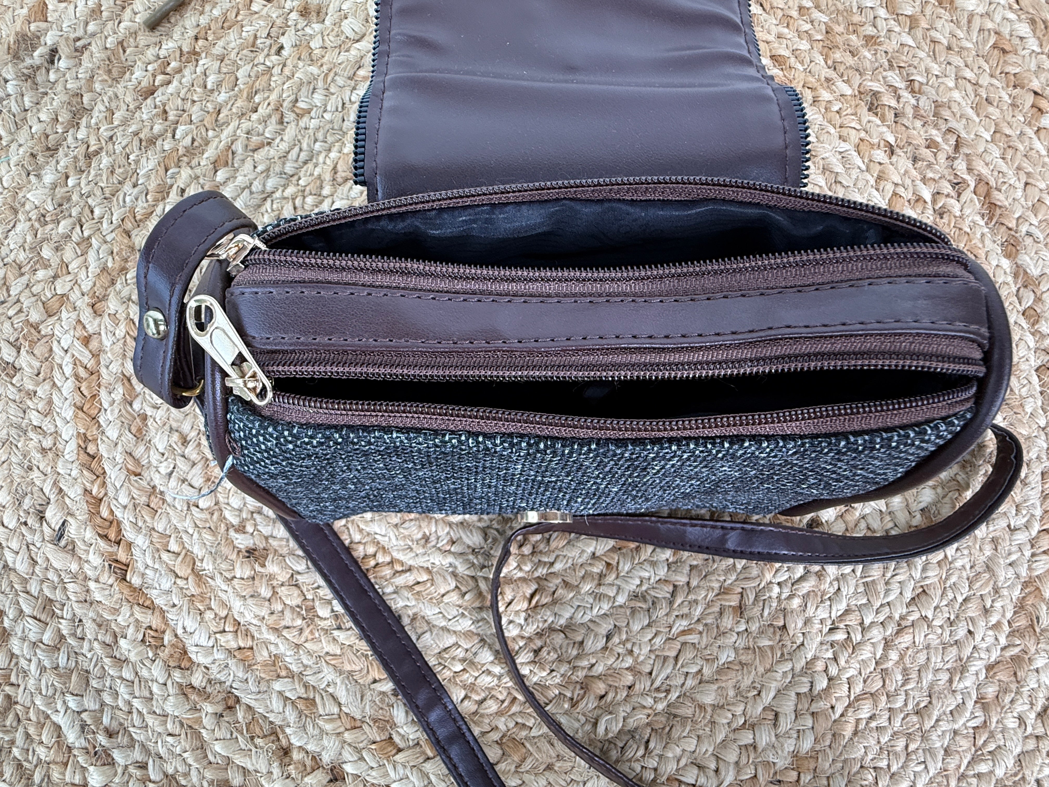 Mini Jacquard Sling Bag