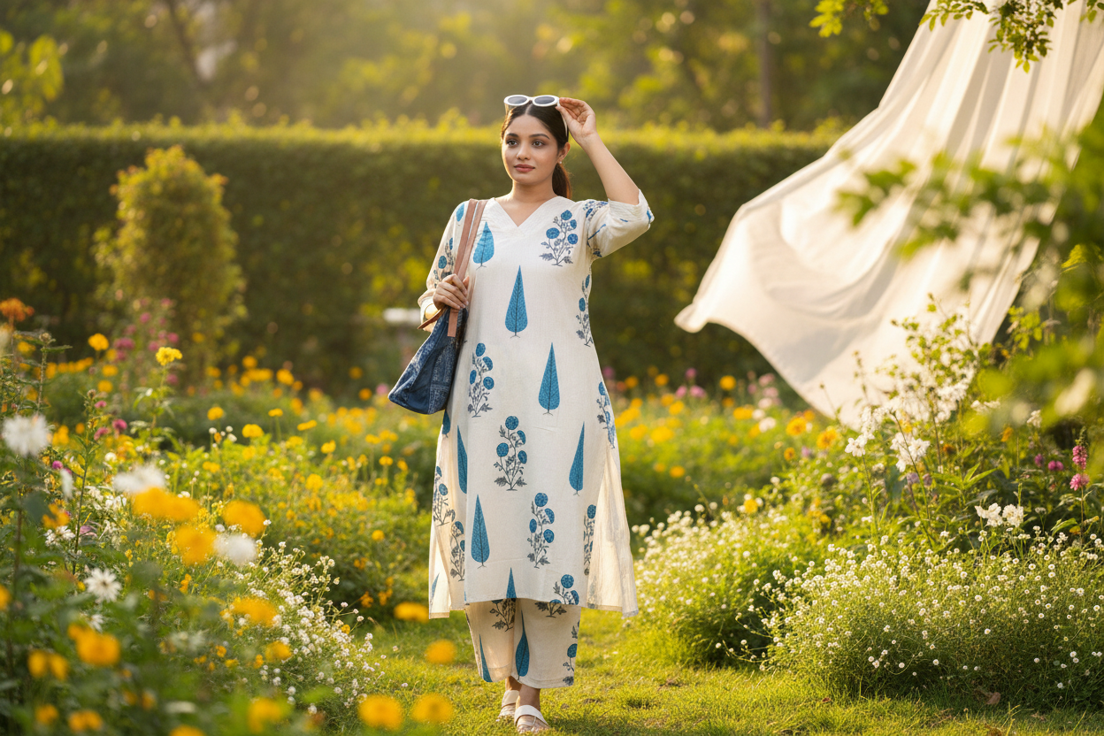 Summery Kurta Palazzo Banner