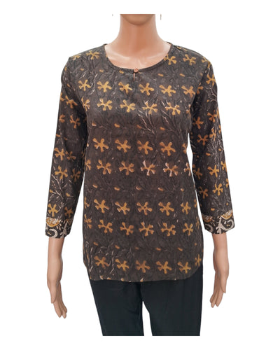 Buy Simple Cotton Tunic With Button – Tvahra
