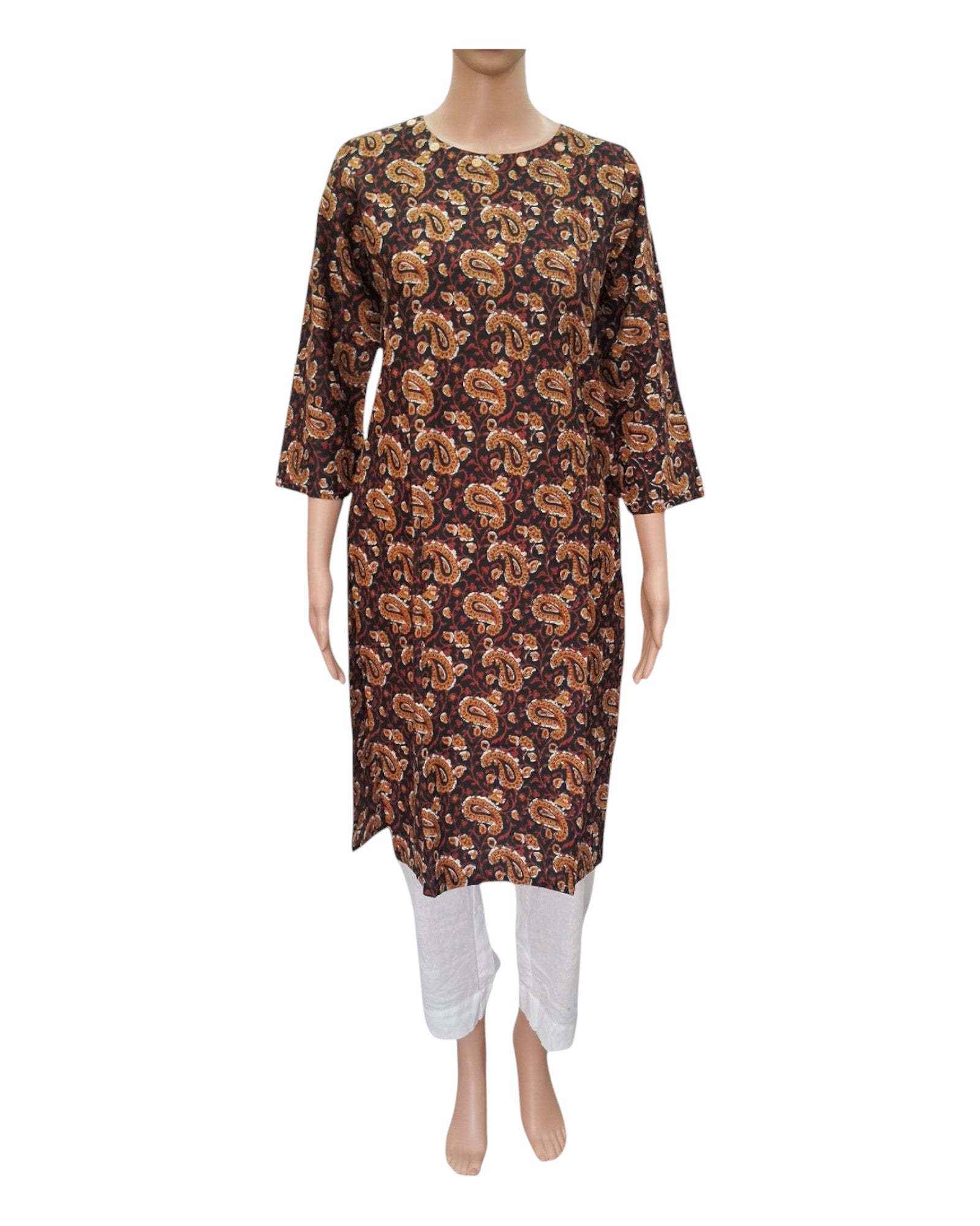 Buy Kalamkari Print Cotton Kurta – Tvahra
