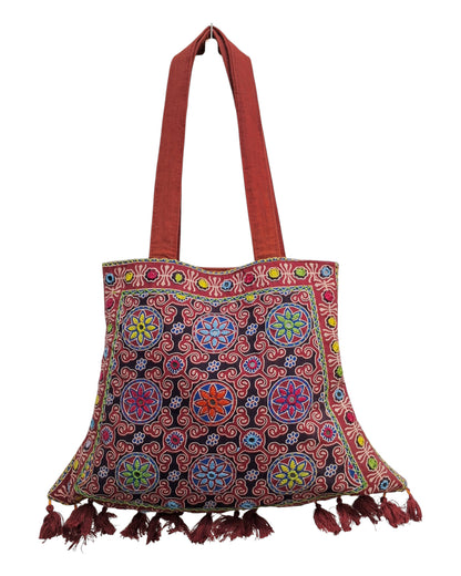 Big Tote Ajrakh Print Cotton Bag