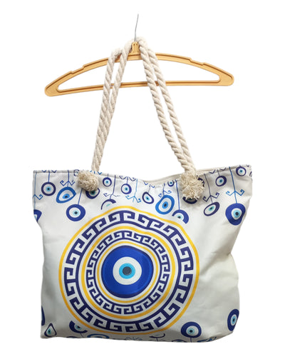 Evil Eye Tote Canvas Bag