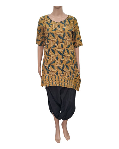 Buy Ajrakh Print Cotton Dhoti Kurta Set – Tvahra