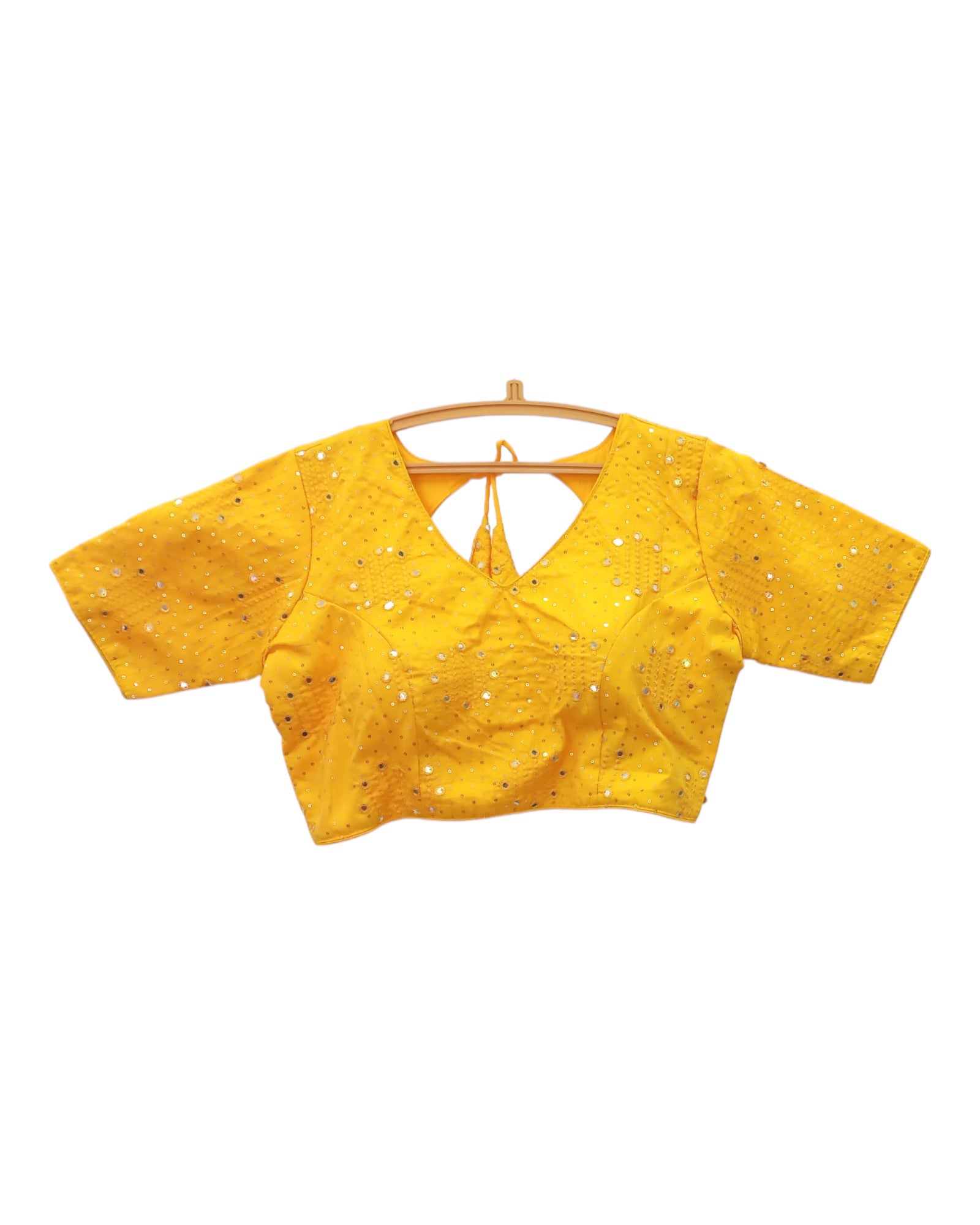 Buy Mirror Work Silk Blouse – Tvahra