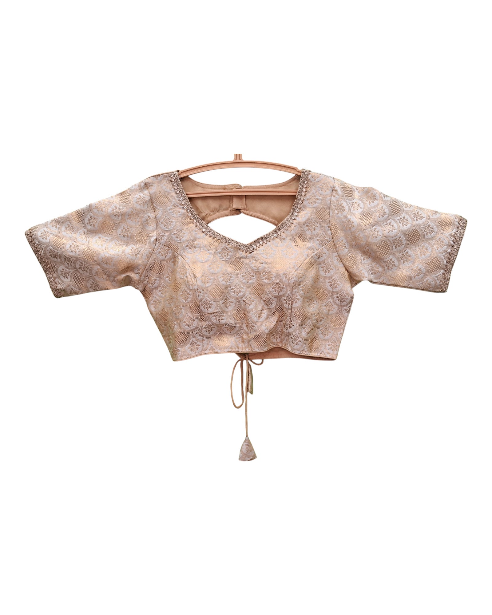 Buy Woven Jari Brocade Silk Blouse – Tvahra