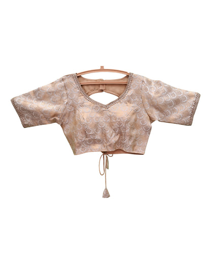 Buy Woven Jari Brocade Silk Blouse – Tvahra