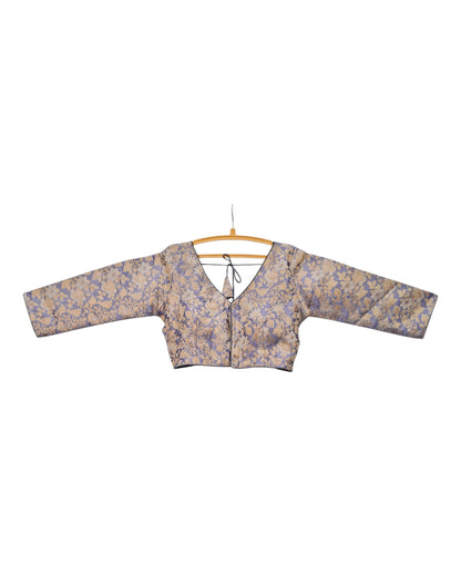 Buy Floral Brocade Silk Blouse – Tvahra