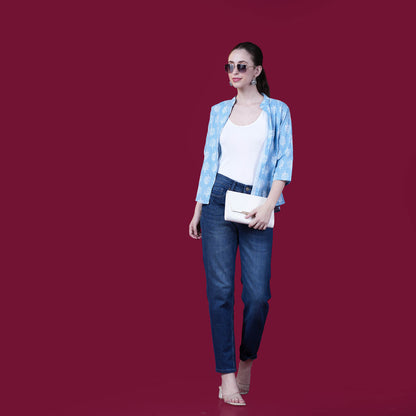 Cotton Printed Short Shrug