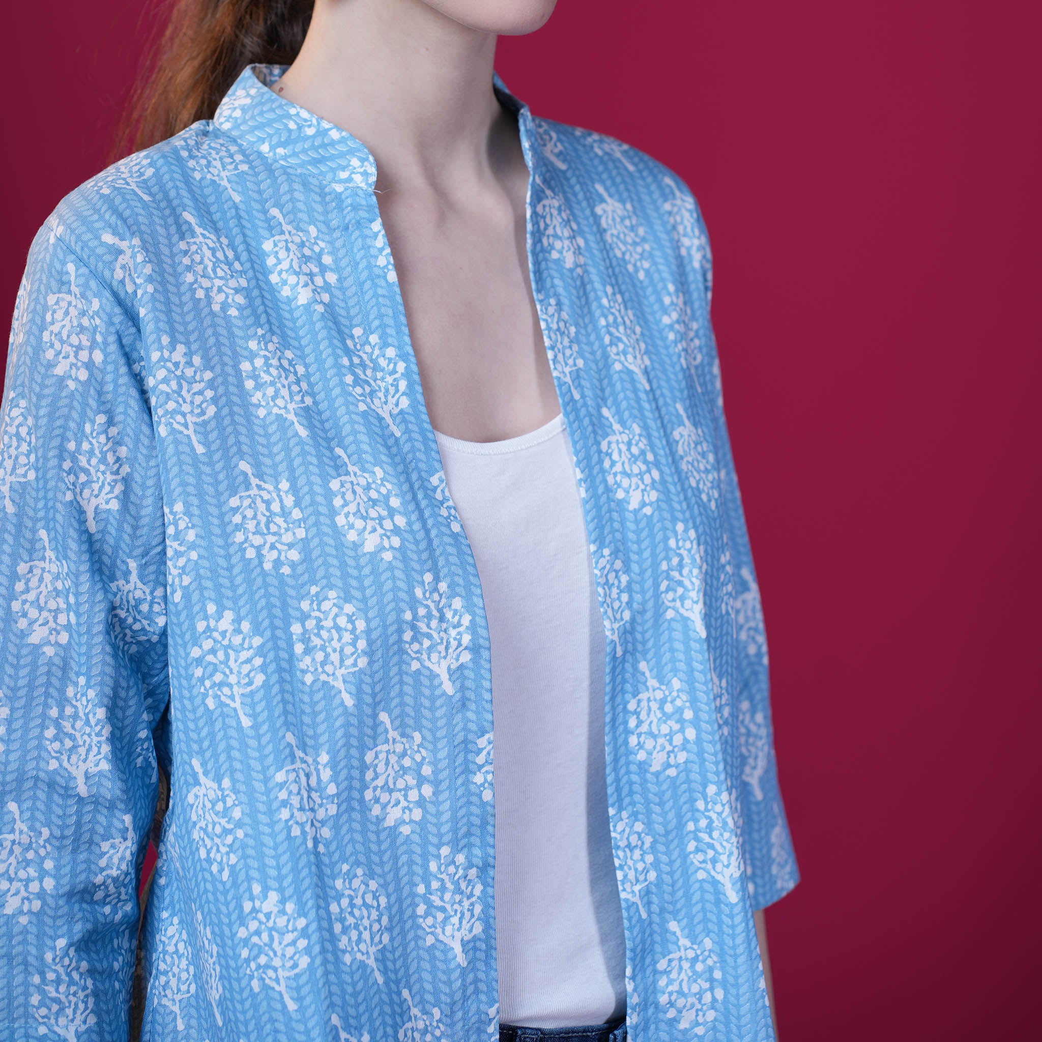 Cotton Printed Short Shrug