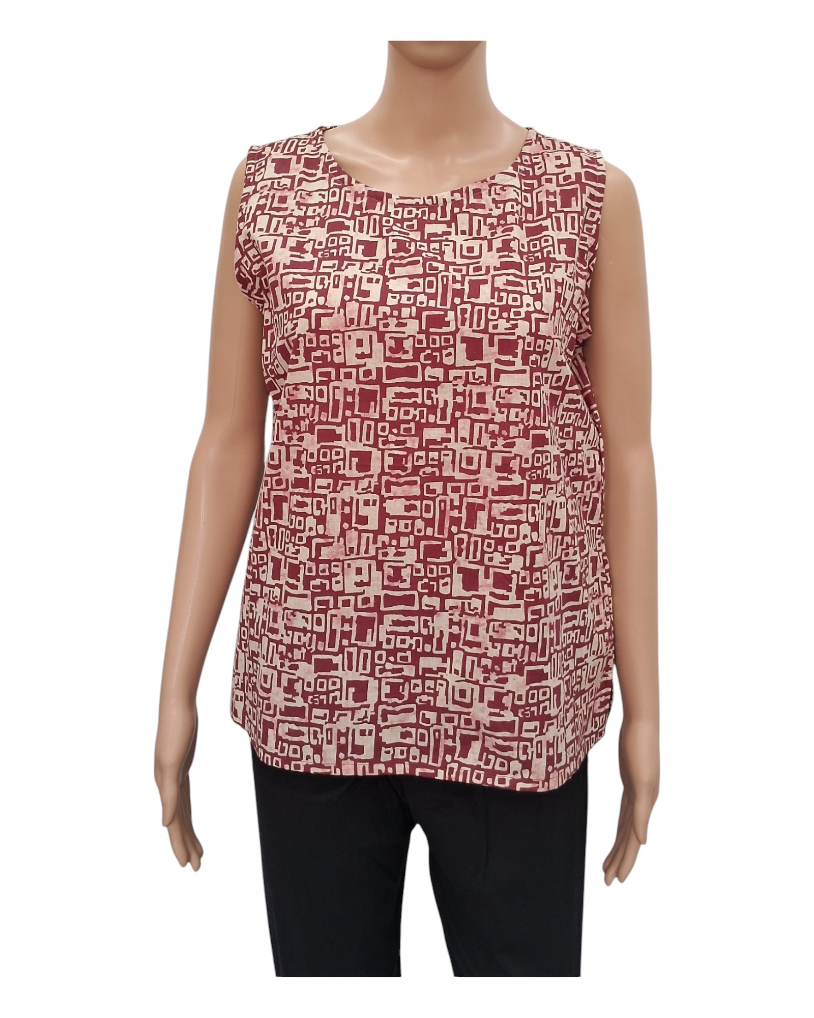 Buy Sleeveless Cotton Top – Tvahra
