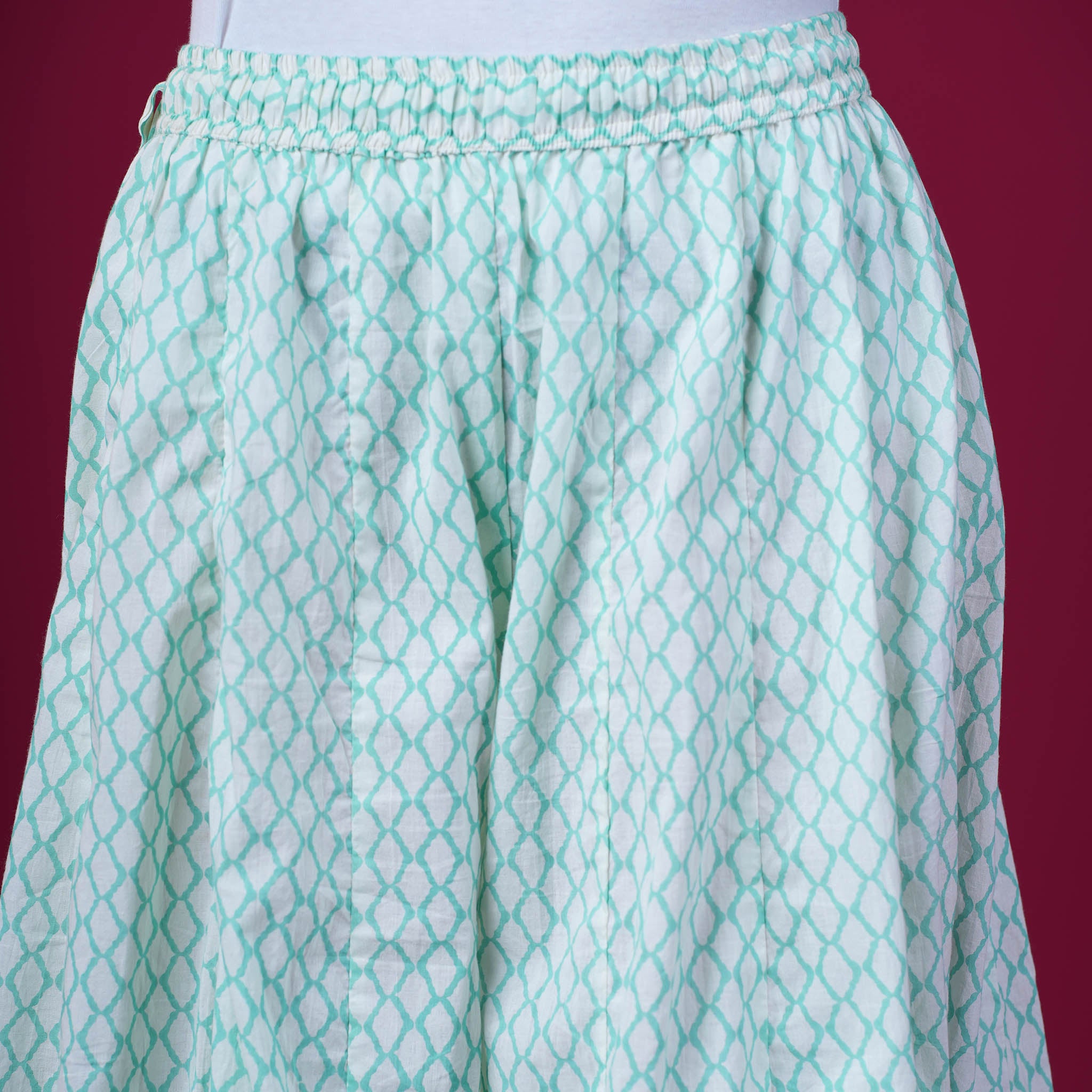 Printed Cotton Kali Pallazo