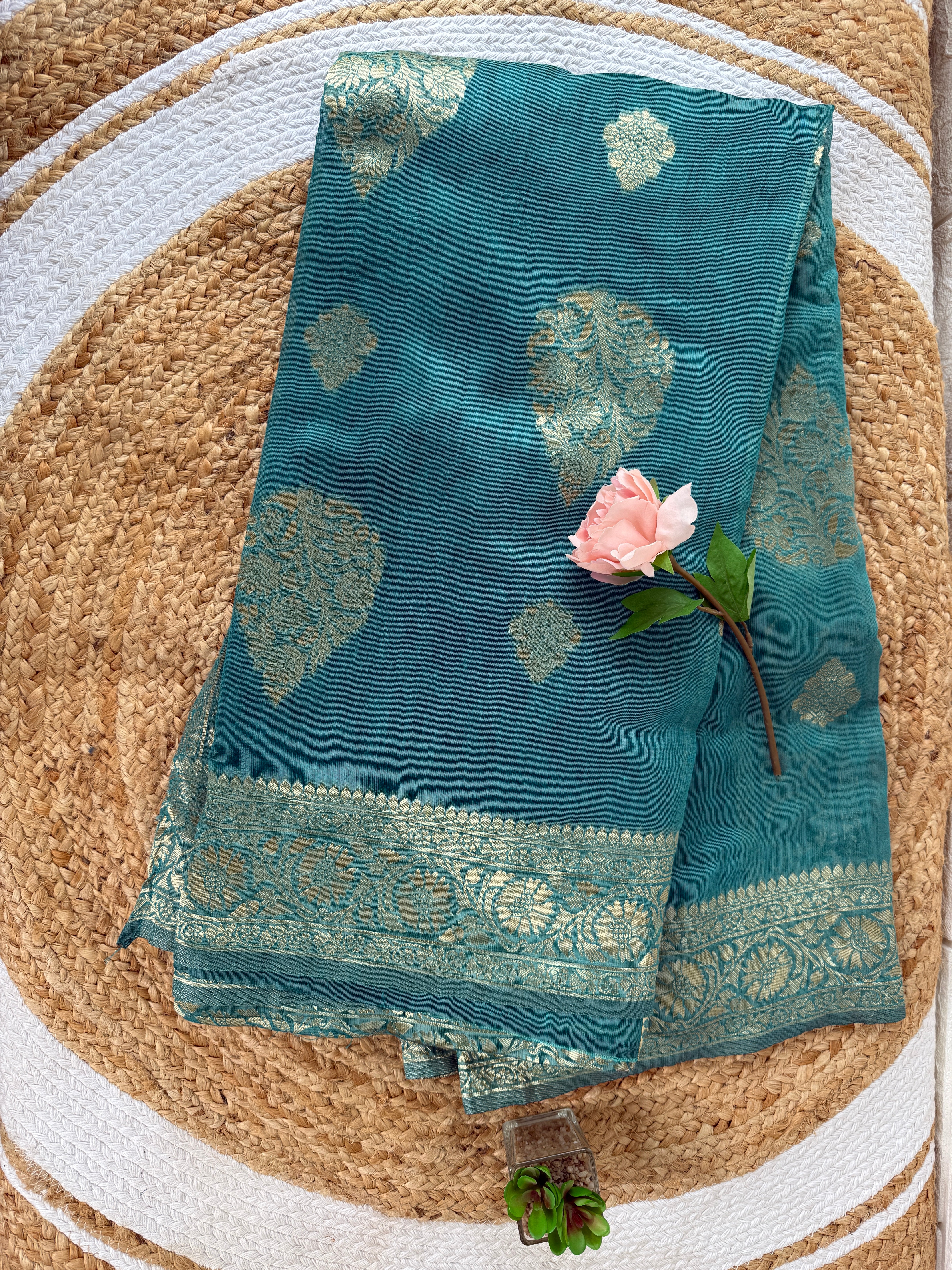 Banarasi Style Cotton Silk Readymade Saree