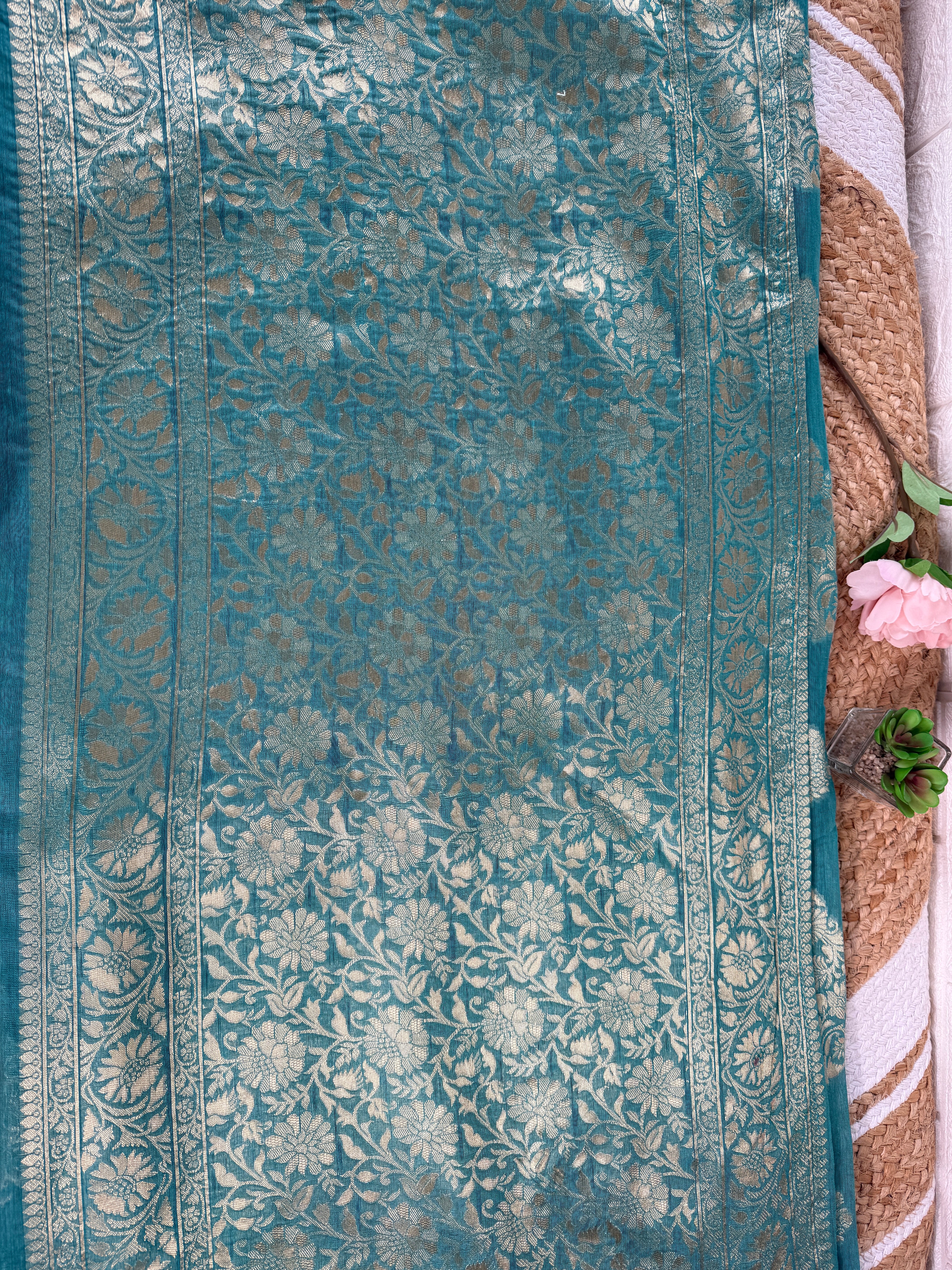 Banarasi Style Cotton Silk Readymade Saree