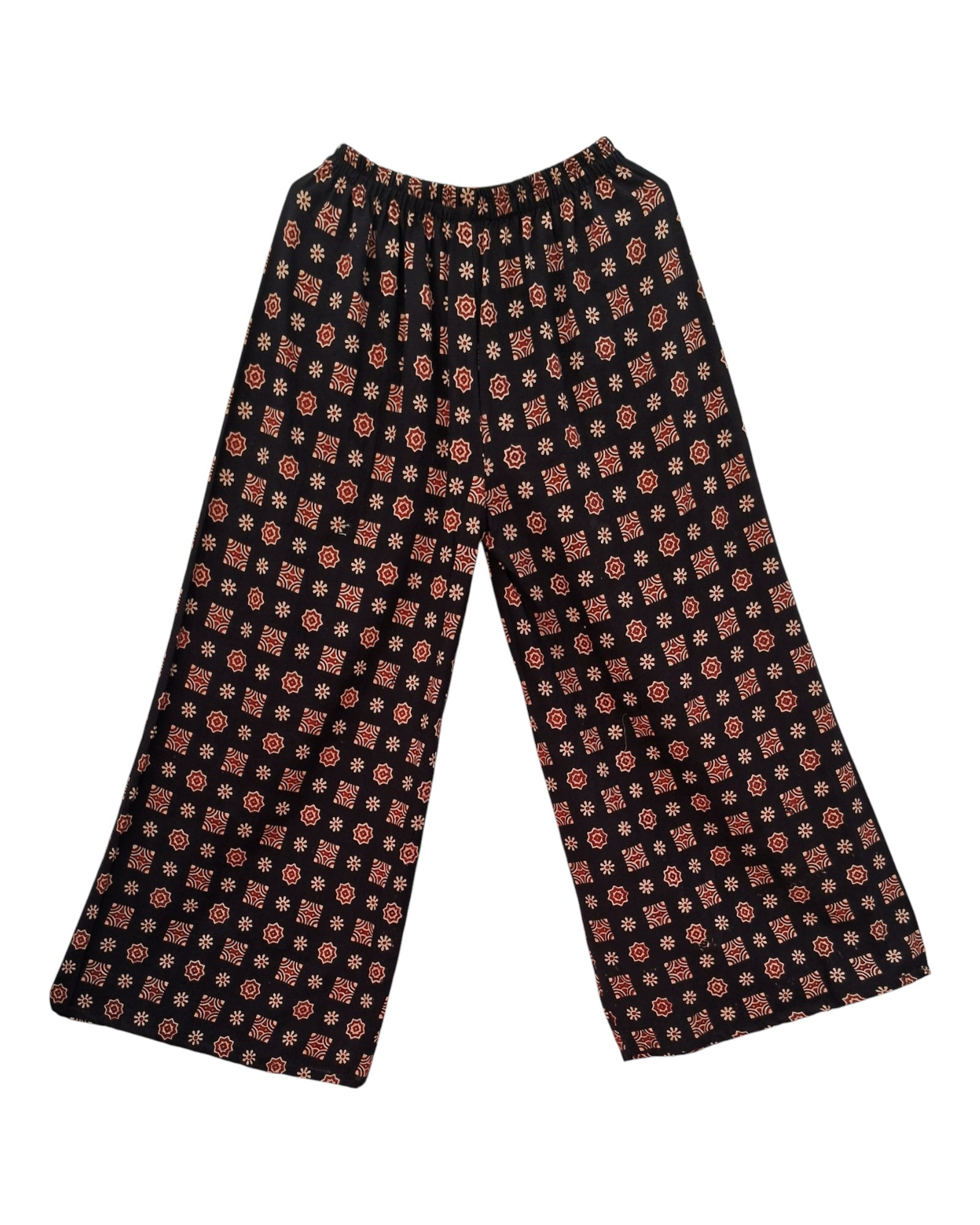 Buy Ajrakh Print Organic Cotton Pallazo – Tvahra