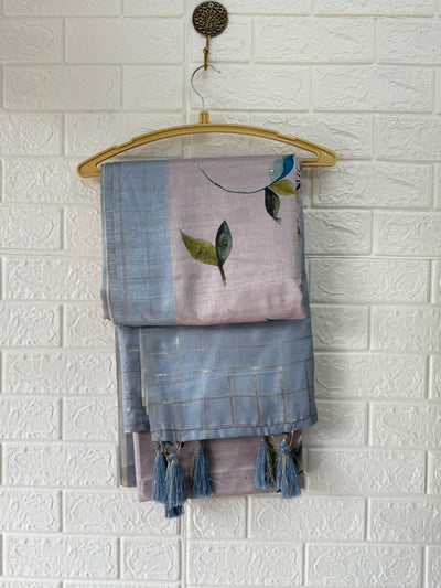 Fancy Designer Party Wear Semi Silk Saree