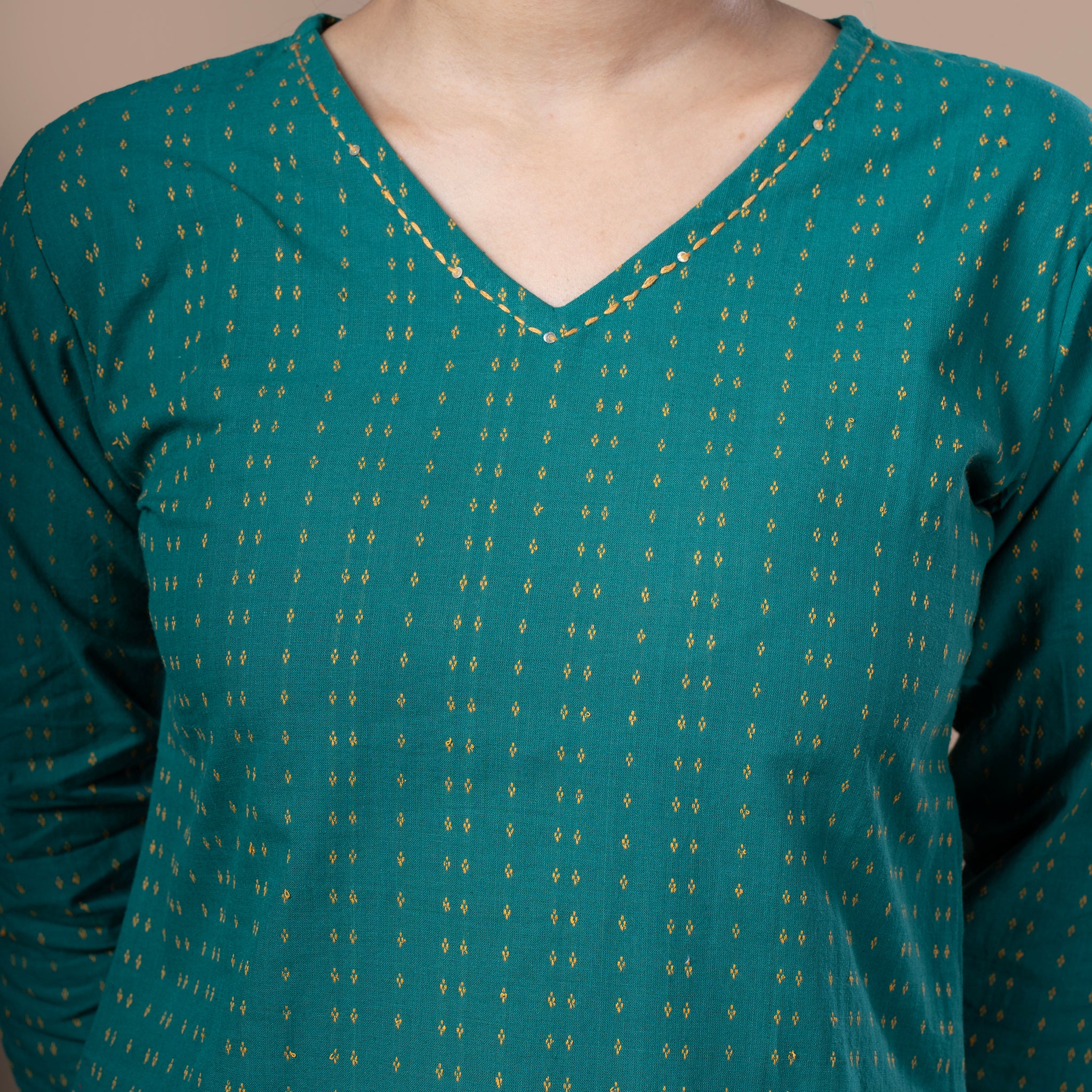 Handloom Cotton Short Kurta
