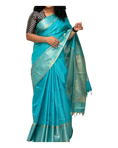 Buy Bhagalpuri Kota Silk Saree – Tvahra