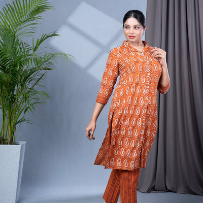 Dabu Print Cotton Co-Ord Set