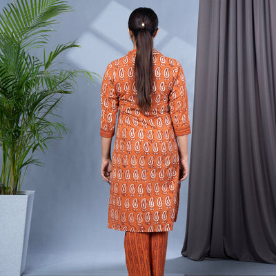 Dabu Print Cotton Co-Ord Set