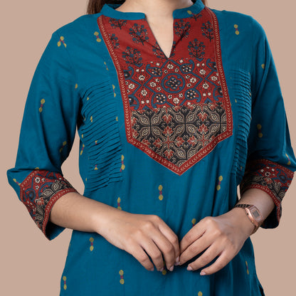 Ajrakh Handloom Cotton Kurta