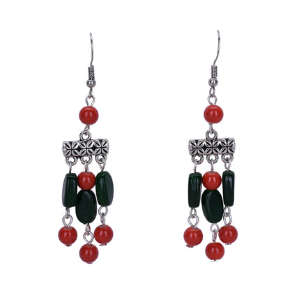 Bohemian Glass Bead Dangler Earring