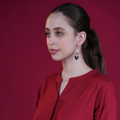 Bohemian Glass Bead Dangler Earring