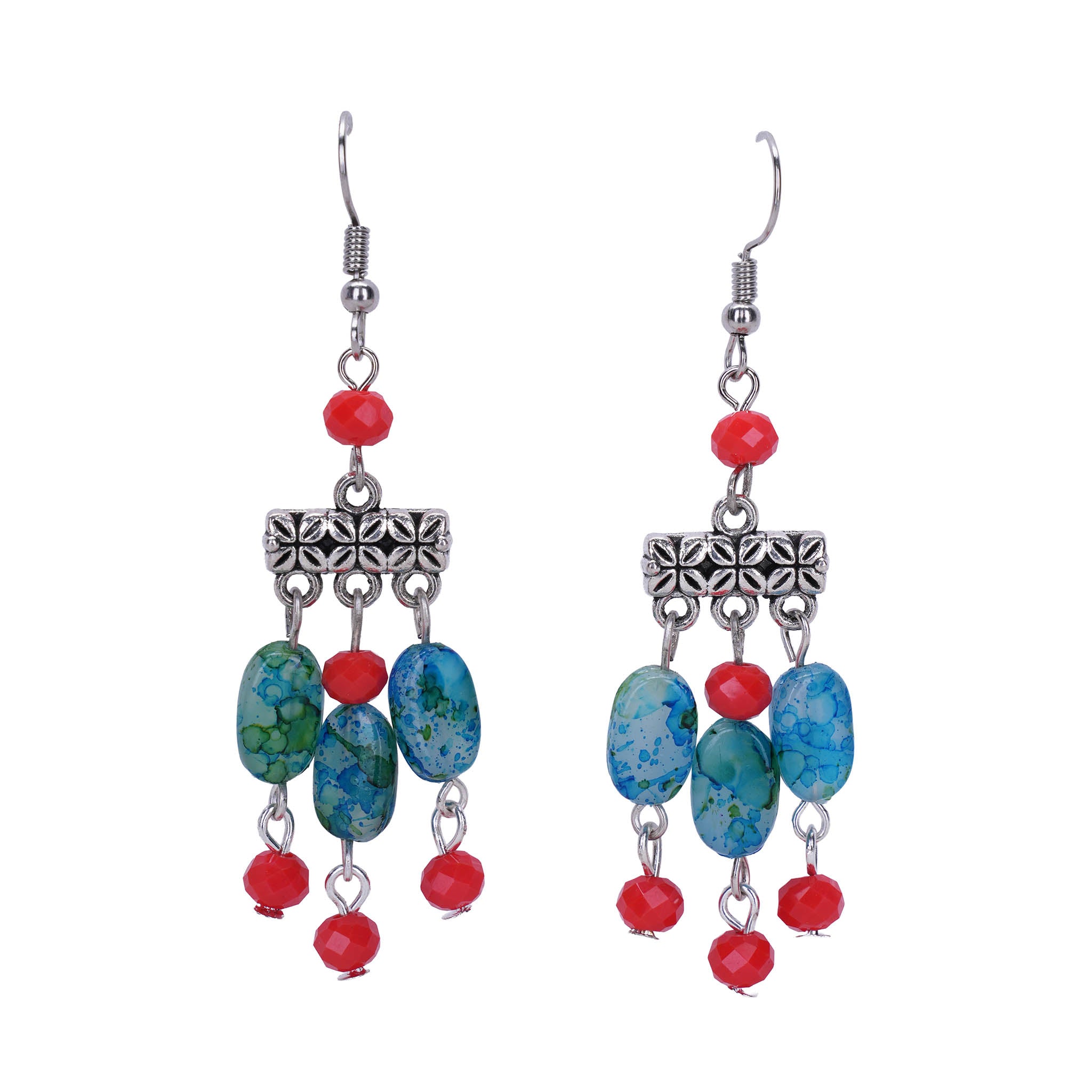 Bohemian Glass Bead Dangler Earring