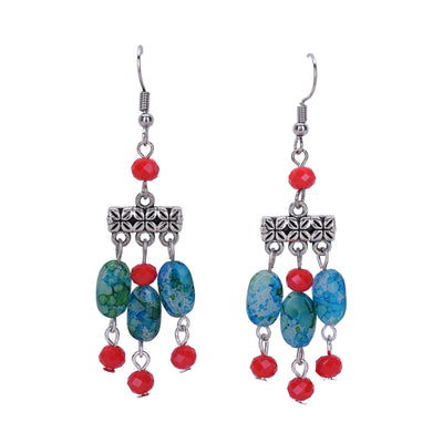 Bohemian Glass Bead Dangler Earring