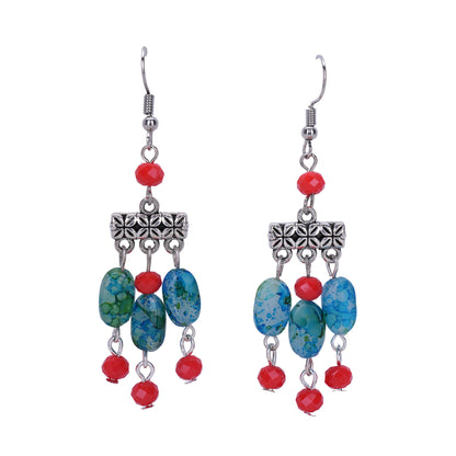 Bohemian Glass Bead Dangler Earring