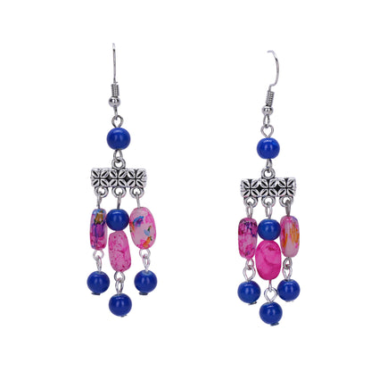 Bohemian Glass Bead Dangler Earring