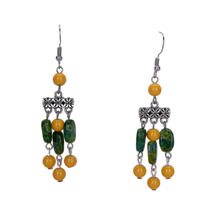 Bohemian Glass Bead Dangler Earring
