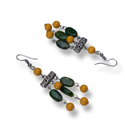 Bohemian Glass Bead Dangler Earring