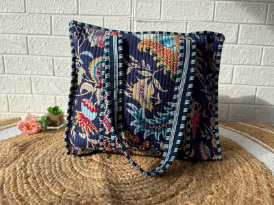 Jaipur Cotton Quilted Tote