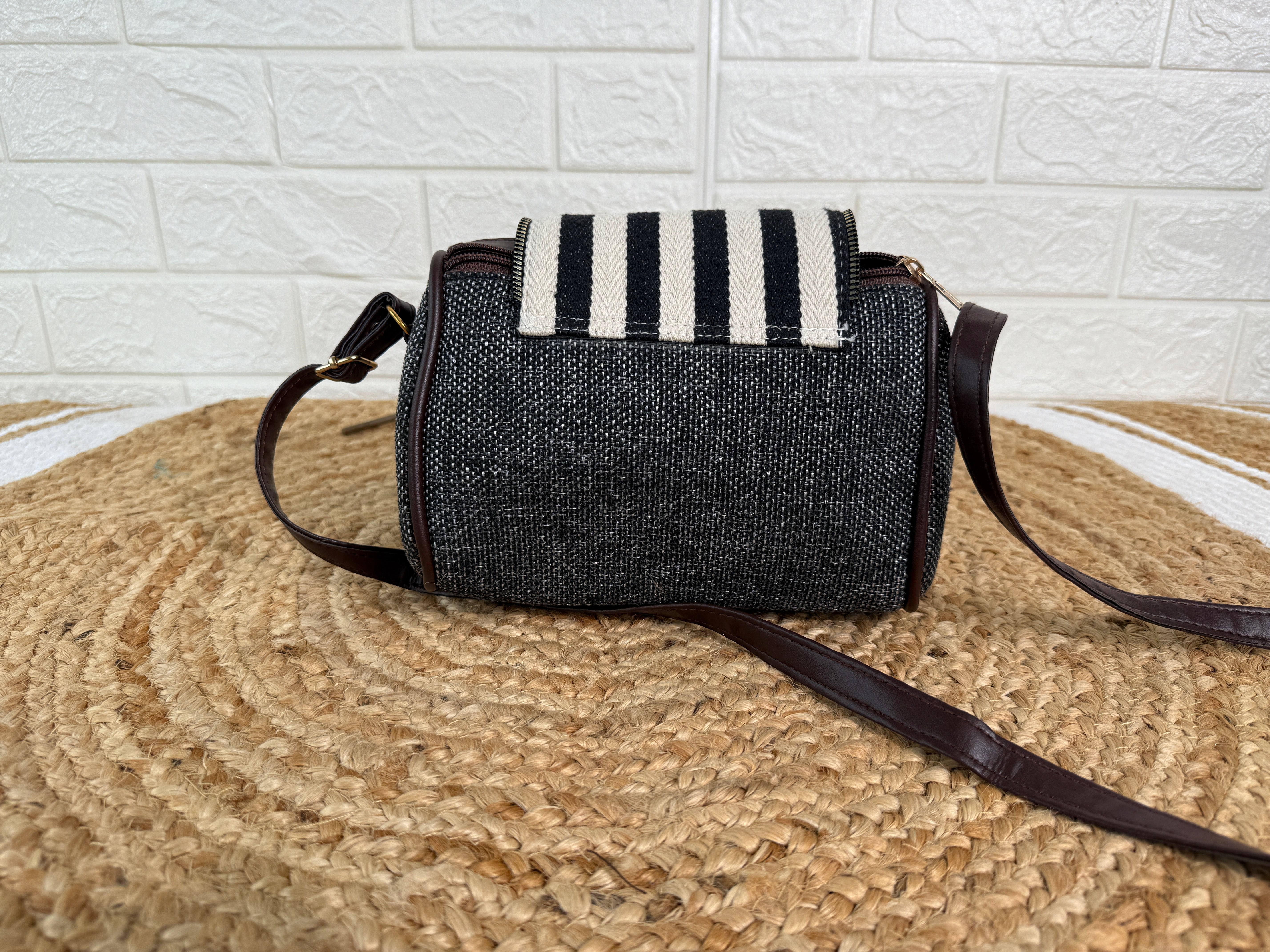 Mini Jacquard Sling Bag