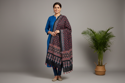 Black Dupatta Lifestyle
