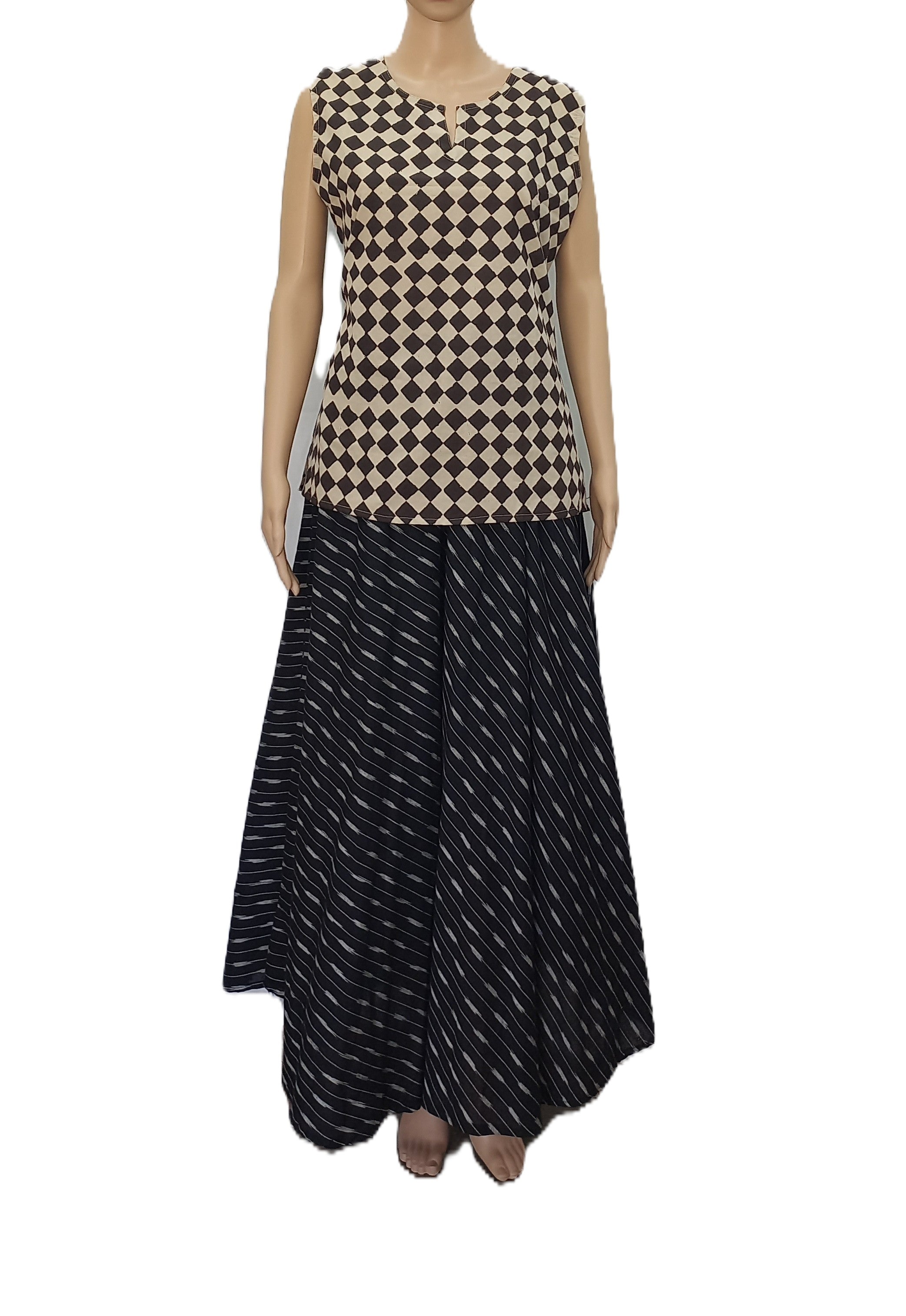 ikkat skirt only
