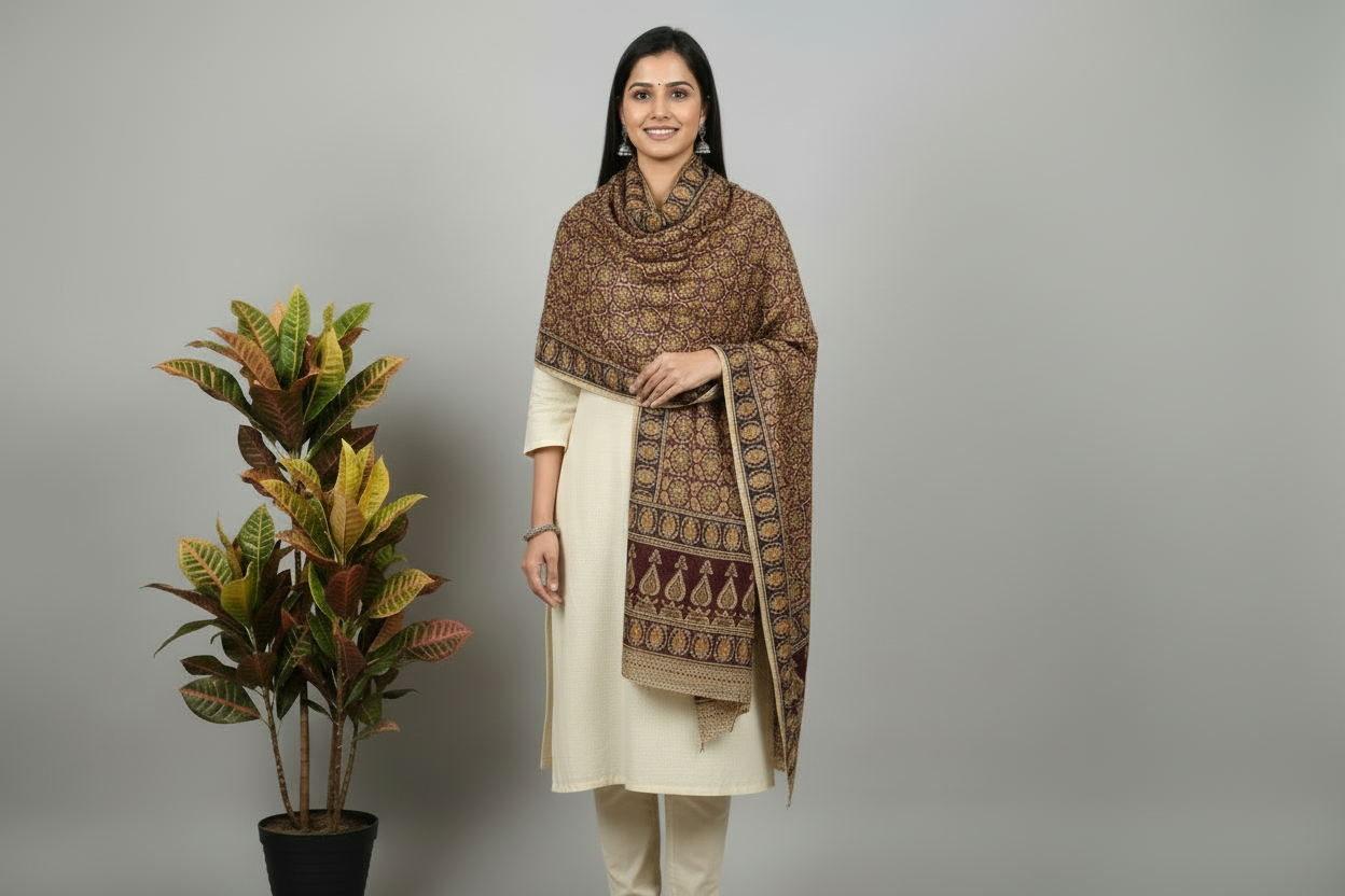 Kalamkari Dupatta Variant 2