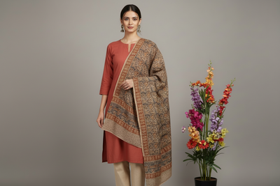 Kalamkari Dupatta Variant 3
