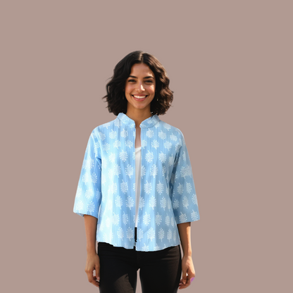 Cotton Printed Short Shrug